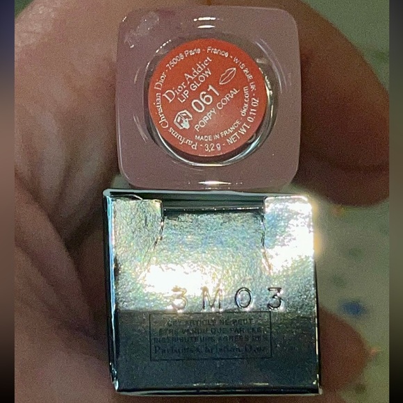 Dior Addict Lip Glow Lip Balm, 061 Poppy Coral, New In Box - Picture 6 of 6